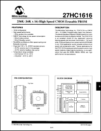 Click here to download 27HC1616L55I/J Datasheet
