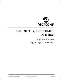 Click here to download DSPIC30F0013AT-20EW-ES Datasheet