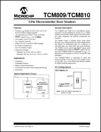 Click here to download TCM809MVNB713 Datasheet