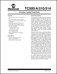 Click here to download TC500AIPJ Datasheet