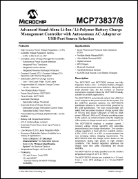 Click here to download MCP73837AMIUN Datasheet