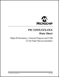 Click here to download PIC32MX4XXF512HT-40IBG Datasheet