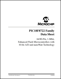 Click here to download PIC18LF8722TIPTSQTP Datasheet