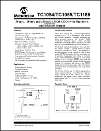 Click here to download TC1054-2.7VCT713 Datasheet