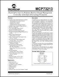 Click here to download MCP73213 Datasheet
