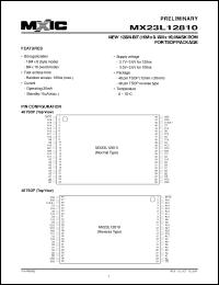 Click here to download MX23L12810RC-12 Datasheet