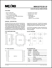 Click here to download MX27C512TI-12 Datasheet