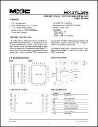 Click here to download MX27L256TI-20 Datasheet