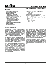 Click here to download MX28F2000TPC-12C4 Datasheet