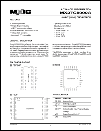 Click here to download MX27C8000A Datasheet