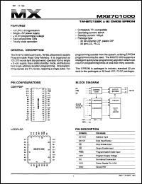 Click here to download MX27C1000-90DC Datasheet