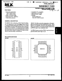 Click here to download MX23C1100FC15 Datasheet