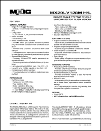 Click here to download MX29GL033MTTI-90G Datasheet