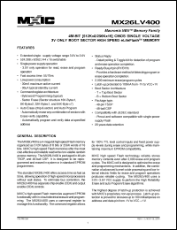 Click here to download MX26LV400BXEC-55 Datasheet