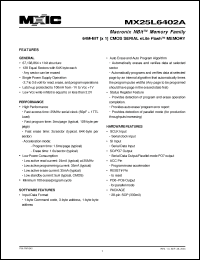 Click here to download MX25L6402AMI-40G Datasheet