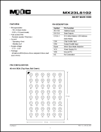 Click here to download MX23L8102 Datasheet