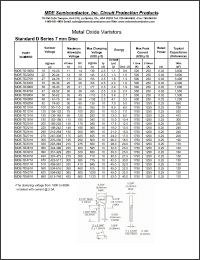 Click here to download MDE-7D301K Datasheet