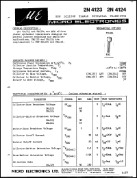 Click here to download 2N4123 Datasheet