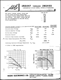 Click here to download 2N5450 Datasheet