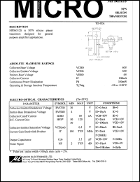 Click here to download MPS6512S Datasheet