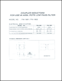 Click here to download PAI-1301 Datasheet