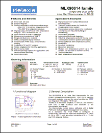 Click here to download MLX90614ESF-BAA Datasheet