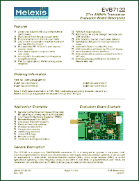 Click here to download EVB7122-433-FM-C Datasheet