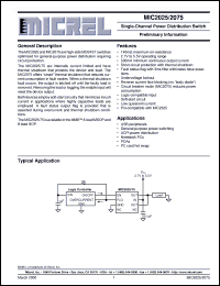 Click here to download MIC2025-1BM Datasheet