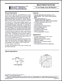 Click here to download MIC37101-1.65BM Datasheet