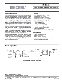 Click here to download MIC5252-2.8BM5 Datasheet