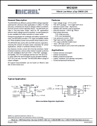 Click here to download MIC5255-2.6BM5 Datasheet