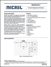 Click here to download MIC2003-1.2YML Datasheet