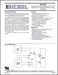 Click here to download MIC2566-0BTS Datasheet