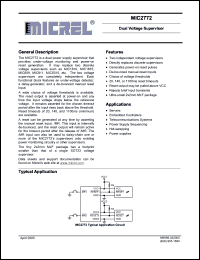 Click here to download MIC2772 Datasheet