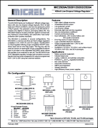 Click here to download MIC29201-5.0BS Datasheet