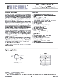 Click here to download MIC37101-2.5BM Datasheet