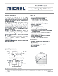 Click here to download MIC37501 Datasheet