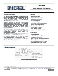 Click here to download MIC5205-3.6YM5 Datasheet