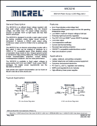 Click here to download MIC5216-5.0YM5 Datasheet