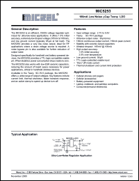 Click here to download MIC5253-2.7BC5 Datasheet