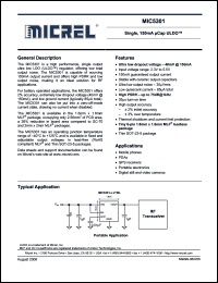 Click here to download MIC5301YML Datasheet