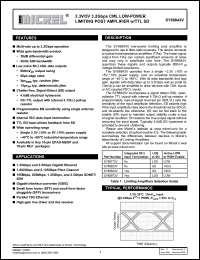 Click here to download SY88843VMG Datasheet