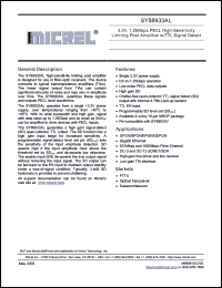 Click here to download SY88933ALKGTR Datasheet