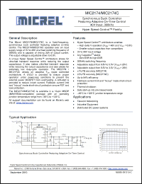 Click here to download MIC2174 Datasheet