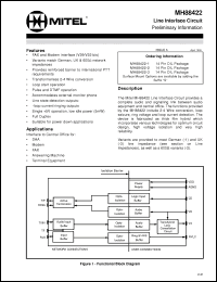 Click here to download MH88422S-3 Datasheet