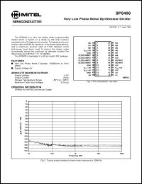 Click here to download SP8400 Datasheet