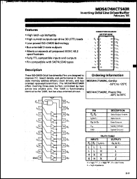 Click here to download MD54HCT540RC Datasheet