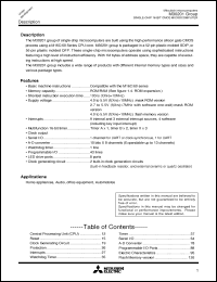 Click here to download M30201MXT-XXXSP Datasheet