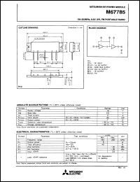 Click here to download M67785 Datasheet