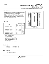 Click here to download M5M5255DFP-55XL Datasheet